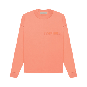 Fear of God Essentials Long-Sleeve Tee 'Coral'