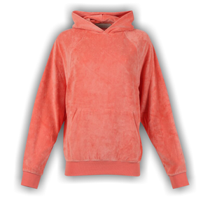 Fear of God Essentials Velour Hoodie 'Coral'