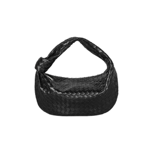Bottega Veneta Small Jodie Rounded Hobo Bag 'Black/Silver'