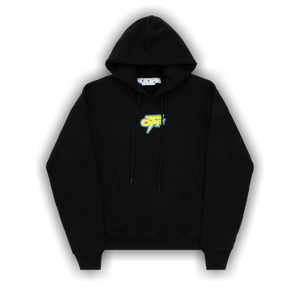 Off-White Degrade Thunger Skate Hoodie 'Black/Green'