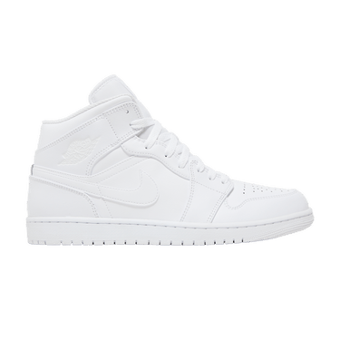 Air Jordan 1 Mid 'Triple White'
