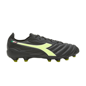 Diadora Brasil Elite 2 Tech Made in Italy LPX 'Black Fluorescent Yellow'