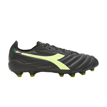 Diadora Brasil Elite 2 Tech Made in Italy LPX 'Black Fluorescent Yellow'