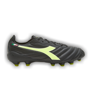 Diadora Brasil Elite 2 Tech Made in Italy LPX 'Black Fluorescent Yellow'
