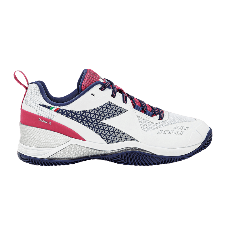 Diadora Wmns Blushield Torneo 2 Clay 'White Blueprint' 101 179505 D0257