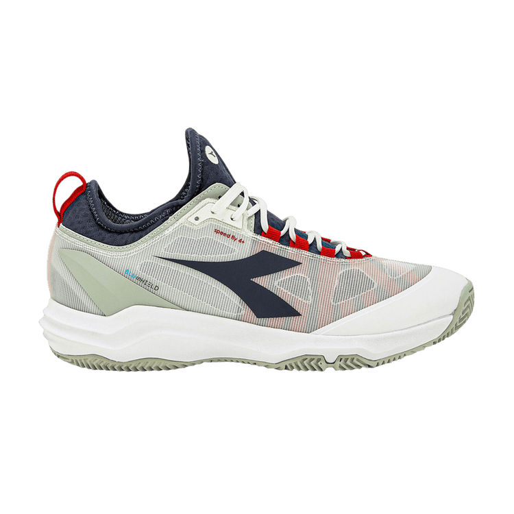 Diadora Speed Blushield Fly 4+ Clay 'White Blue Corsair' 101 179509 D0274