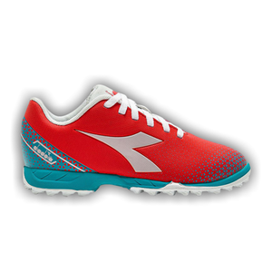 Diadora Pichichi 6 TF Big Kid 'Fluo Red Vapor Blue'