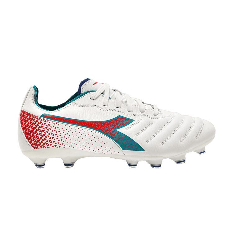 Diadora Wmns Brasil Elite GR LT LP12 'White Fluorescent Red' 101 179664 D0663