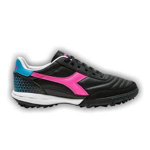 Diadora Calcetto GR LT TF 'Black Pink Fluorescent'