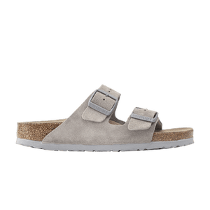 Birkenstock Arizona Soft Footbed Suede Leather 'Stone Coin'