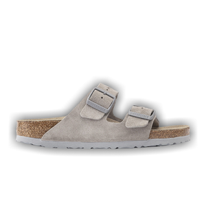 Birkenstock Arizona Soft Footbed Suede Leather 'Stone Coin'
