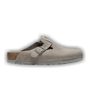 Birkenstock Boston Soft Footbed Suede 'Stone Coin'