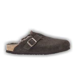 Birkenstock Boston Shearling Suede 'Mocha'