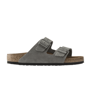 Birkenstock Arizona Nubuck Leather 'Desert Buck Whale Grey'