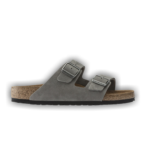 Birkenstock Arizona Nubuck Leather 'Desert Buck Whale Grey'