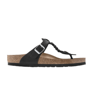 Birkenstock Wmns Gizeh Braided Oiled Leather 'Black'