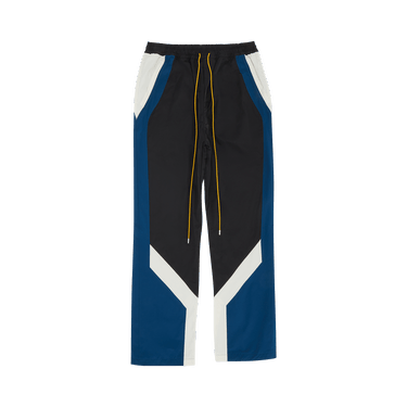 Rhude Color Blocked Track Pant 'Black/Creme'
