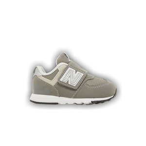 New Balance 574 New-B Hook & Loop Toddler 'Rain Cloud Silver Metallic'