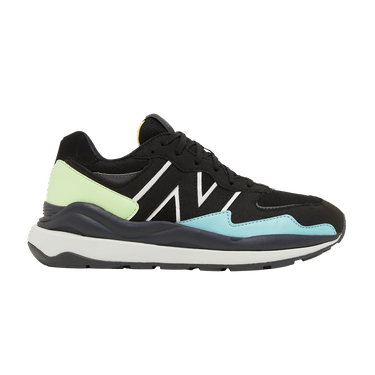 New Balance 57/40 Big Kid 'Black Vibrant Spring Glow'