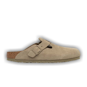 Birkenstock Boston Suede Leather 'Faded Khaki'
