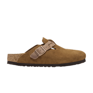Birkenstock Boston Braided Suede Leather Narrow 'Mink'