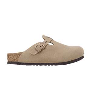 Birkenstock Boston Suede Kids 'Taupe'