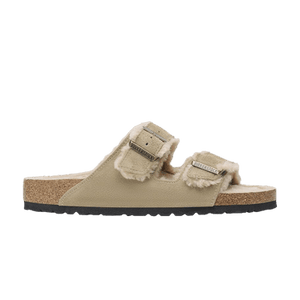 Birkenstock Wmns Arizona Shearling Suede Leather 'Taupe'