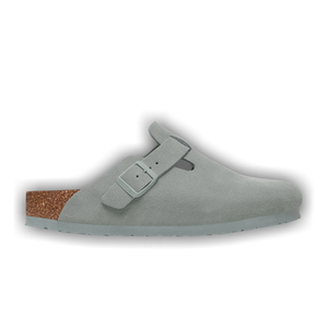 Birkenstock Wmns Boston Suede Leather 'Pure Sage'