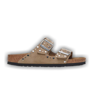 Birkenstock Wmns Arizona Rivet Suede Narrow 'Taupe'