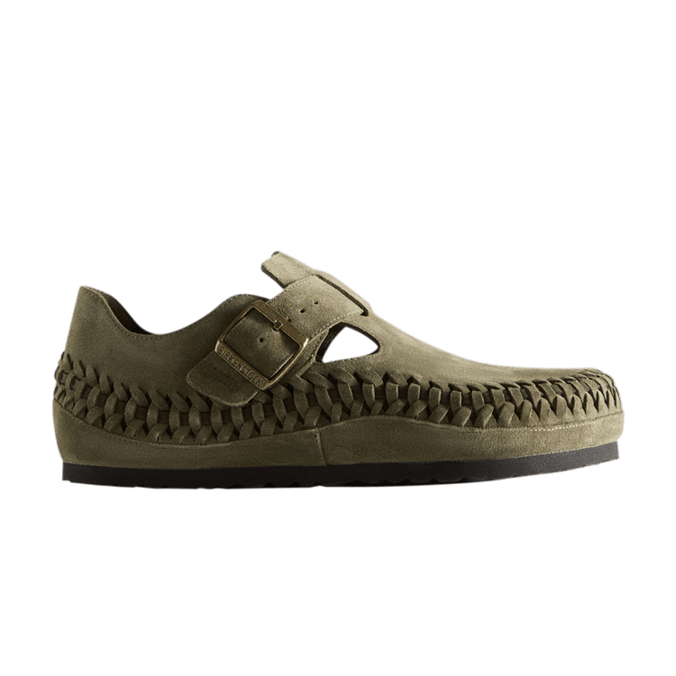 Kith x Birkenstock London Braided 'Olive Night' 1029976