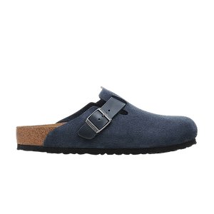 Birkenstock Boston Mixed Leather 'New Navy'