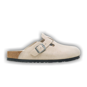 Birkenstock Boston Soft Footbed Suede 'Oyster'