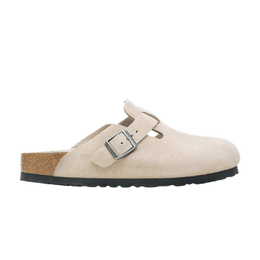 Birkenstock Boston Soft Footbed Suede 'Oyster'