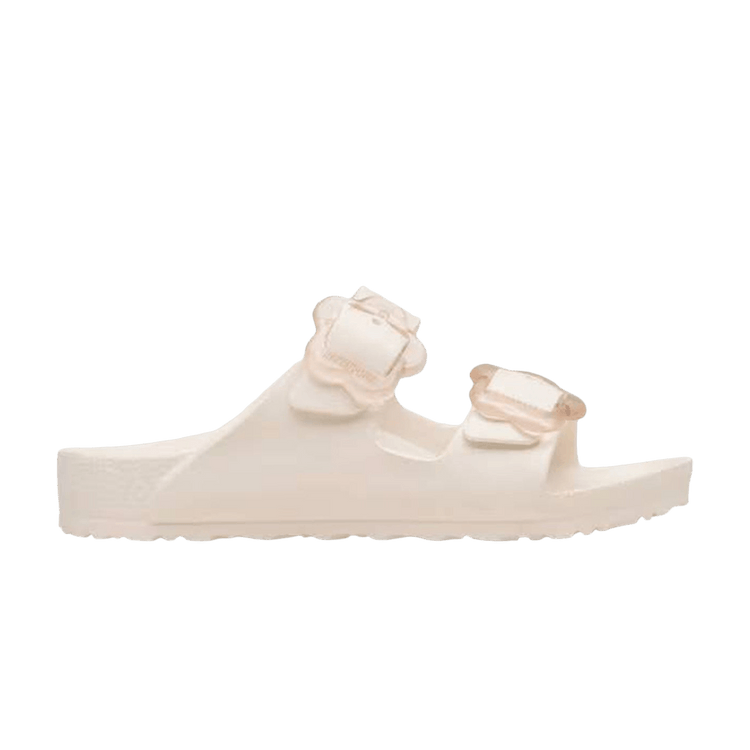 Birkenstock Arizona Eva Flower Buckle Kids 'Eggshell' 1031291