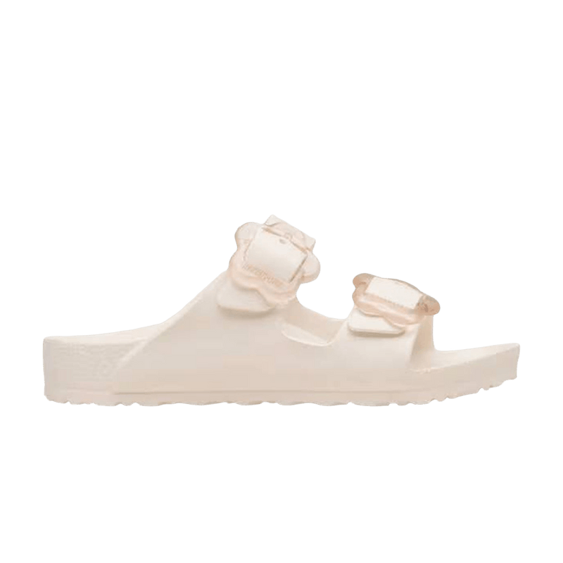 Birkenstock Arizona Eva Flower Buckle Kids 'Eggshell' 1031291