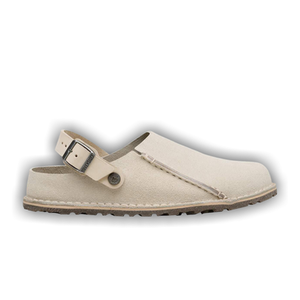 Birkenstock Lutry Suede Sandal 'Oyster'