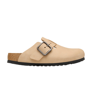 Birkenstock Boston Wire Buckle Nubuck 'Sandcastle'