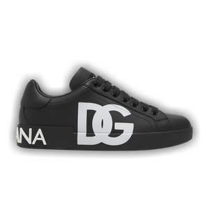Dolce & Gabbana Portofino Low 'DG Logo Print - Black White'
