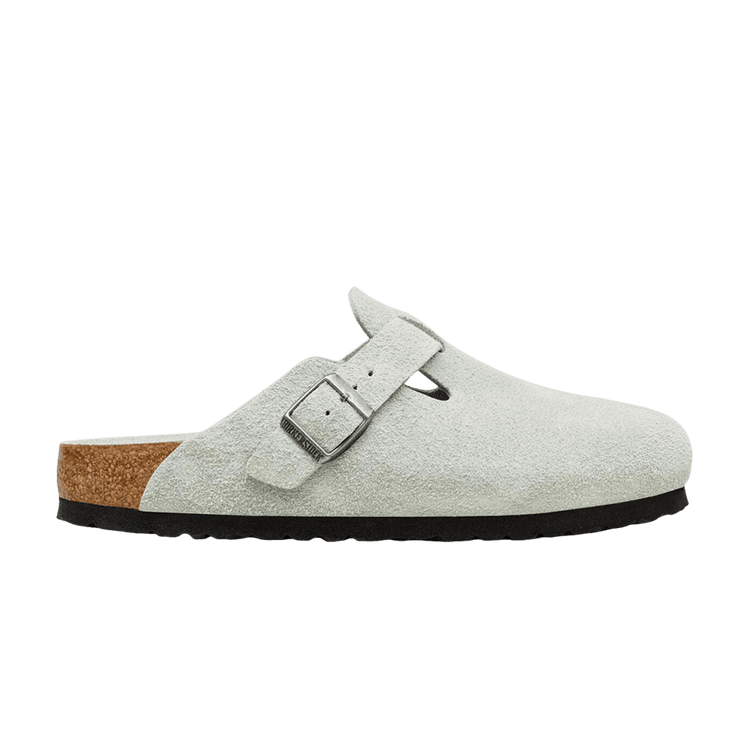 Birkenstock Boston Soft Footbed Narrow Sandal 'Pure Sage' 1031657