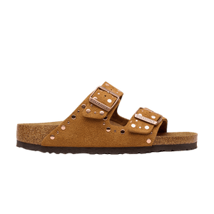 Birkenstock Wmns Arizona Rivets Suede Sandal 'Mink'
