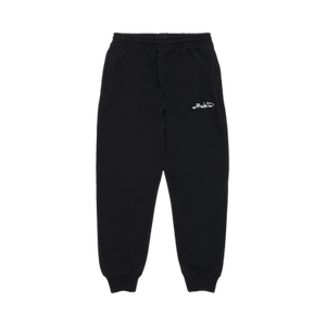 Off-White Script Logo Slim Cuff Sweatpants 'Black/White'
