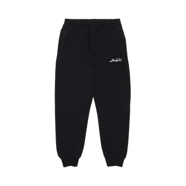 Off-White Script Logo Slim Cuff Sweatpants 'Black/White'