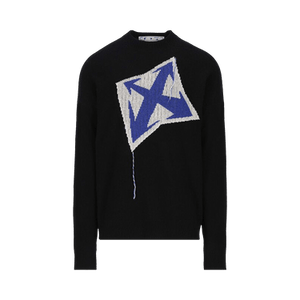 Off-White Arrows Intarsia Wool Jumper 'Black'