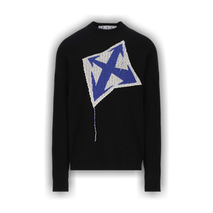 Off-White Arrows Intarsia Wool Jumper 'Black'