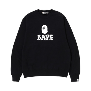 BAPE Relaxed Fit Crewneck 'Black'
