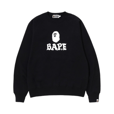 BAPE Relaxed Fit Crewneck 'Black'