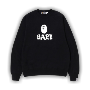 BAPE Relaxed Fit Crewneck 'Black'