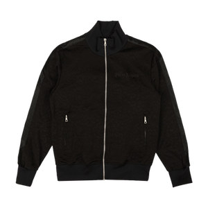 Palm Angels Tuxedo Leopard Track Jacket 'Black/White'