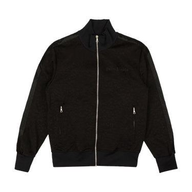 Palm Angels Tuxedo Leopard Track Jacket 'Black/White'
