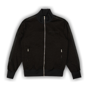 Palm Angels Tuxedo Leopard Track Jacket 'Black/White'